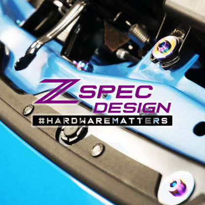 ZSPEC Stage-2 Dress Up Bolt Fastener Kit for Toyota GR86 & Subaru BRZ, Titanium