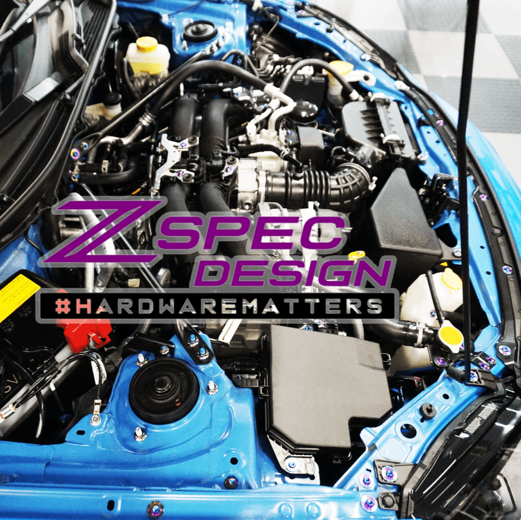 ZSPEC Stage-3 Dress Up Bolts Fastener Kit for Toyota GR86 & Subaru BRZ, Titanium