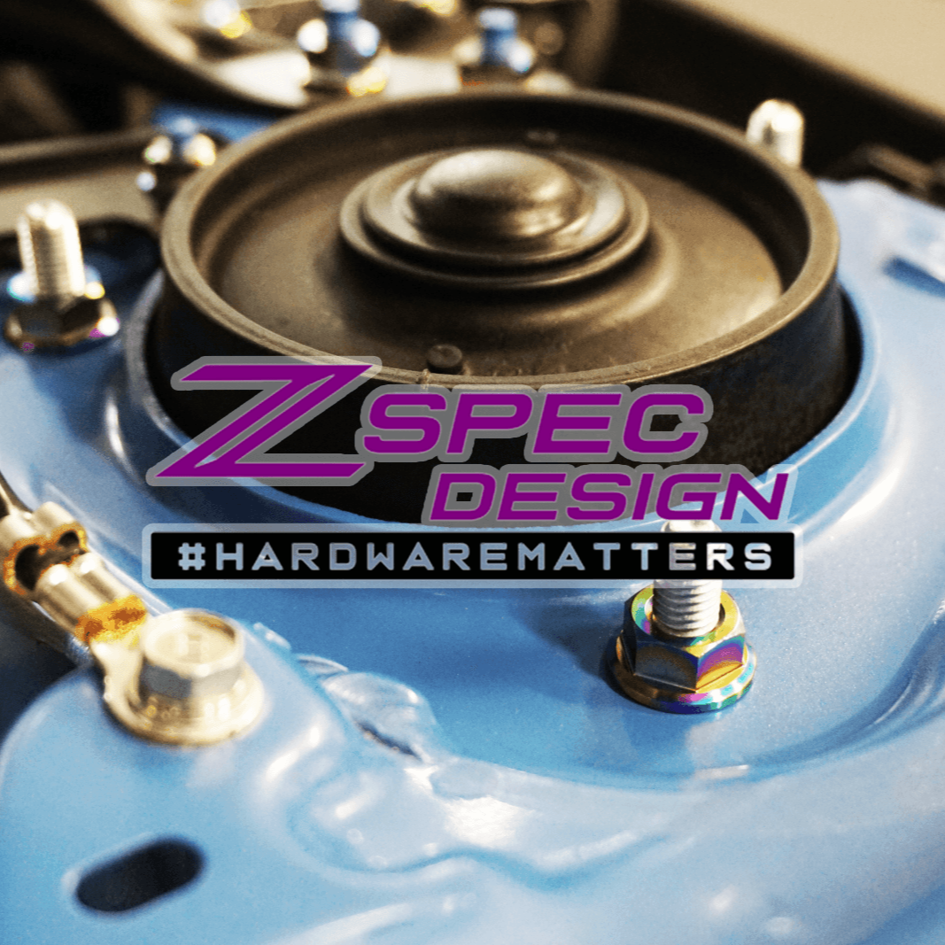 ZSPEC Stage-2 Dress Up Bolt Fastener Kit for Toyota GR86 & Subaru BRZ, Titanium