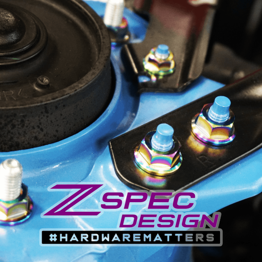 ZSPEC Stage-2 Dress Up Bolt Fastener Kit for Toyota GR86 & Subaru BRZ, Titanium