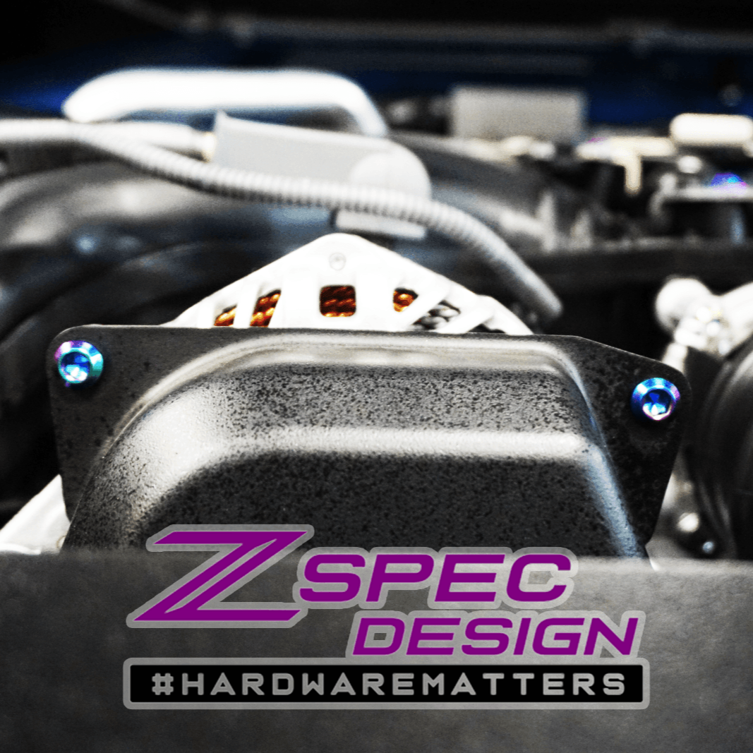 ZSPEC Stage-2 Dress Up Bolt Fastener Kit for Toyota GR86 & Subaru BRZ, Titanium