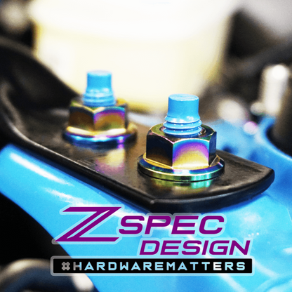 ZSPEC Stage-2 Dress Up Bolt Fastener Kit for Toyota GR86 & Subaru BRZ, Titanium