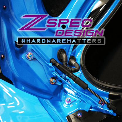 ZSPEC Stage-3 Dress Up Bolts Fastener Kit for Toyota GR86 & Subaru BRZ, Titanium