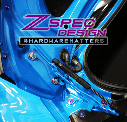 ZSPEC Trunk Area Fastener Kit for Toyota GR86 & Subaru BRZ, Titanium