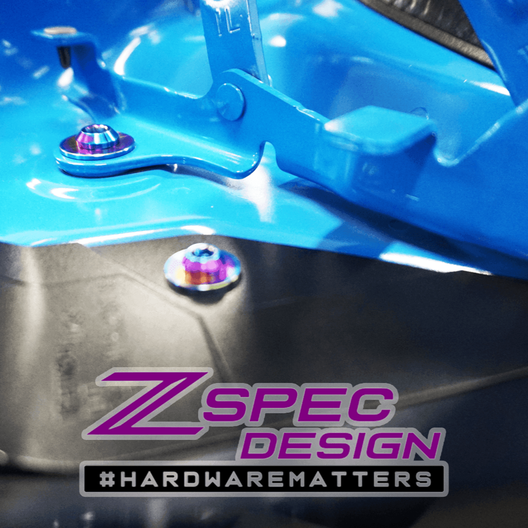 ZSPEC Trunk Area Fastener Kit for Toyota GR86 & Subaru BRZ, Titanium