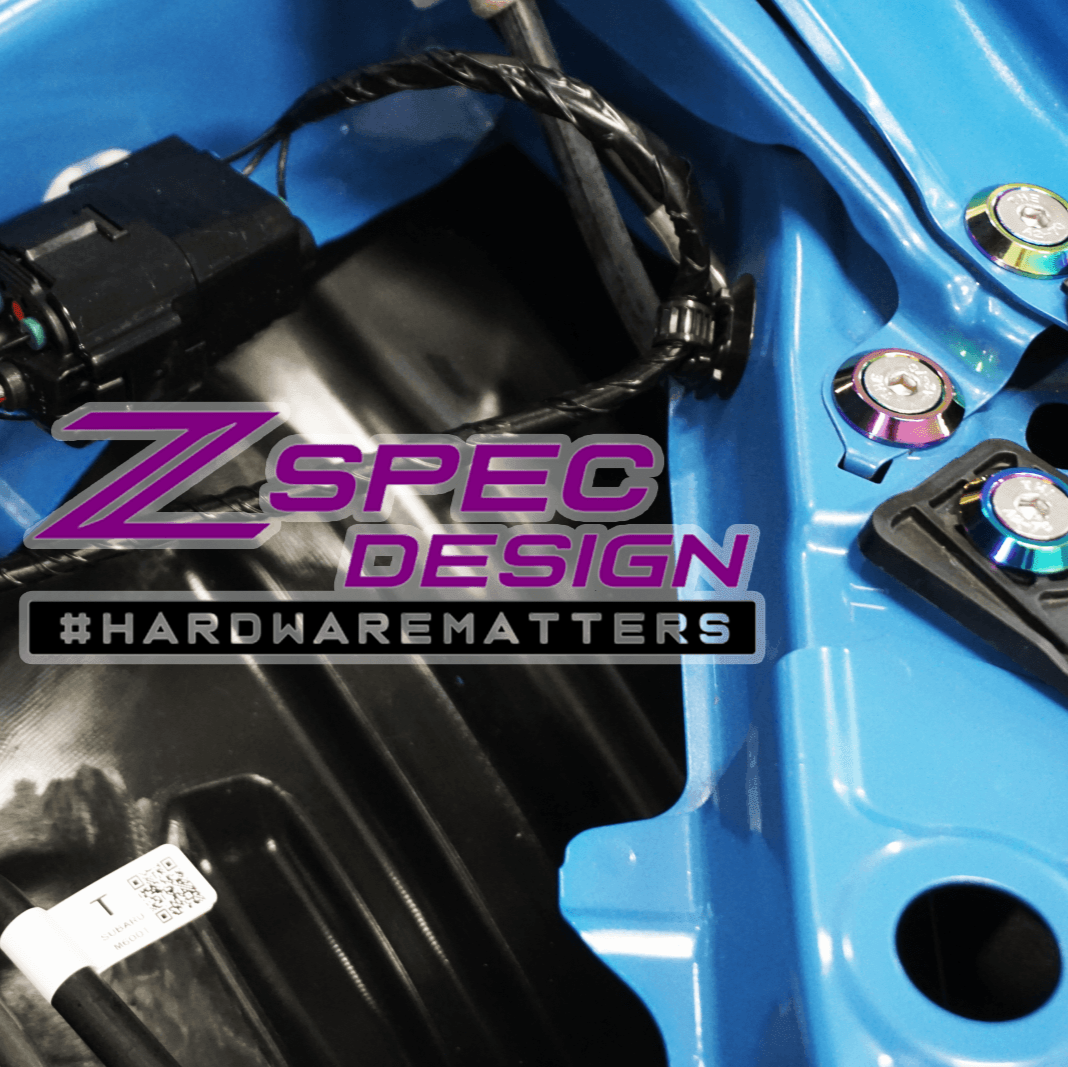 ZSPEC Stage-3 Dress Up Bolts Fastener Kit for Toyota GR86 & Subaru BRZ, Stainless & Billet