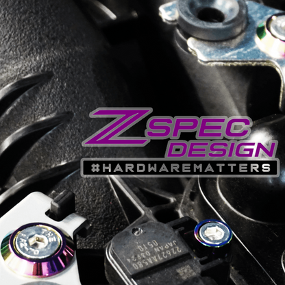 ZSPEC Stage-3 Dress Up Bolts Fastener Kit for Toyota GR86 & Subaru BRZ, Stainless & Billet