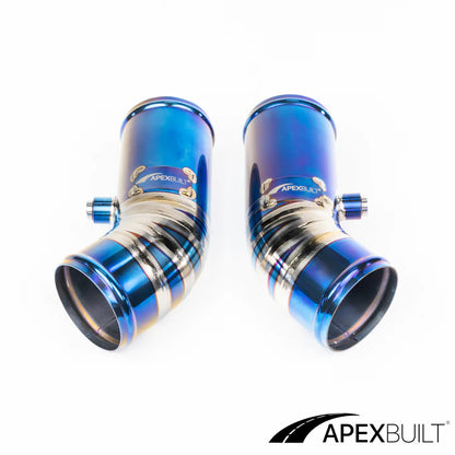 APEXBUILT Titanium Charge Pipe Kit BMW F10 M5/F06 M6 (S63TU, 2012-17)