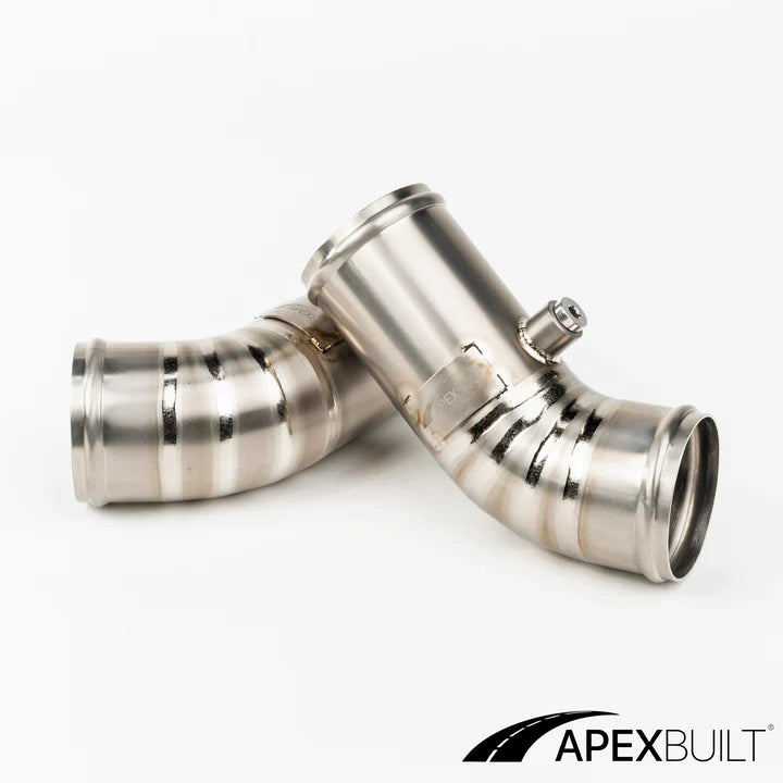 APEXBUILT Titanium Charge Pipe Kit BMW F10 M5/F06 M6 (S63TU, 2012-17)