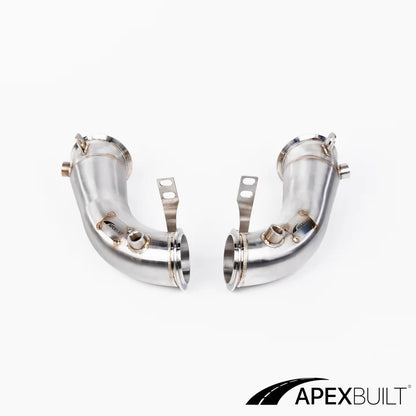 APEXBUILT Race Downpipes BMW F90 M5 & F9X M8 S63R, 2018+