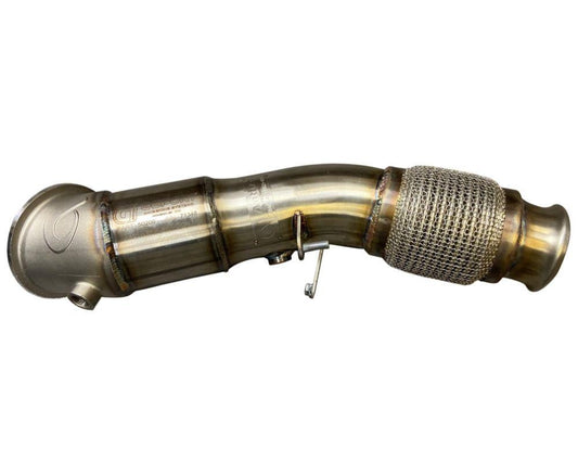 Active Autowerke Catted Downpipe with GESI B46 2016 – 2021 BMW 120i, 220i, 230i, 320i, 330e, 330i, 420i, 430i, 630i, 730i & xDrive G & F Chassis