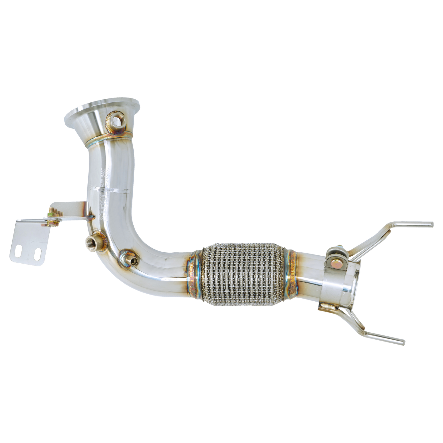 Stone Exhaust BMW B48E F40 M135i xDrive Catless Downpipe | Stone Exhaust USA