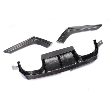 TCM Carbon Gloss Carbon Fiber 3 Piece Rear Diffuser BMW M3| M4 F80 F82