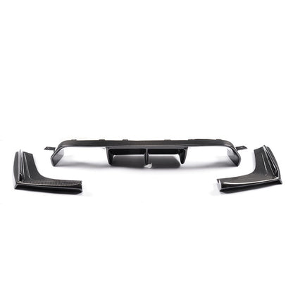 TCM Carbon Gloss Carbon Fiber 3 Piece Rear Diffuser BMW M3| M4 F80 F82