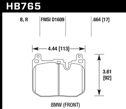 Hawk Performance DTC-70 Front BMW M2/M2C/M3/M4 F80 F82 F87