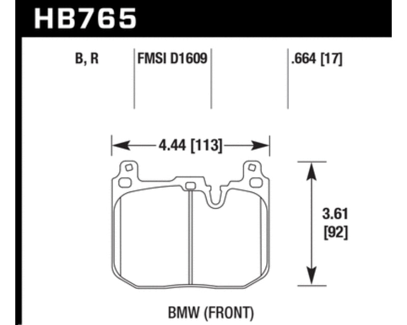 Hawk Performance HP Plus Front BMW M2/M2C/M3/M4 F80 F82 F87