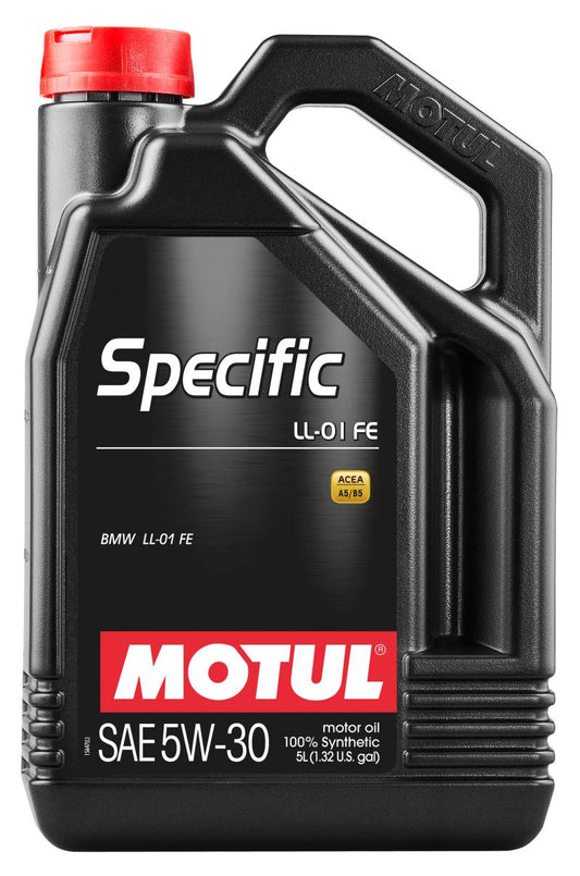 Motul Specific LL-01-FE 5W-30 Full Synthetic Engine Oil BMW - 5L Case of 4