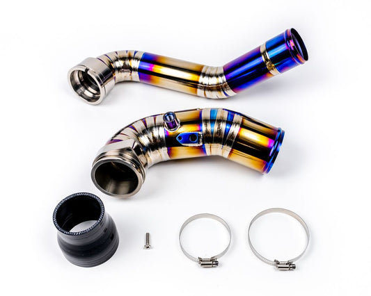 VR Performance Titanium Charge Pipe and J-Pipe Kit BMW B58 gen 2 Toyota Supra A90 A91