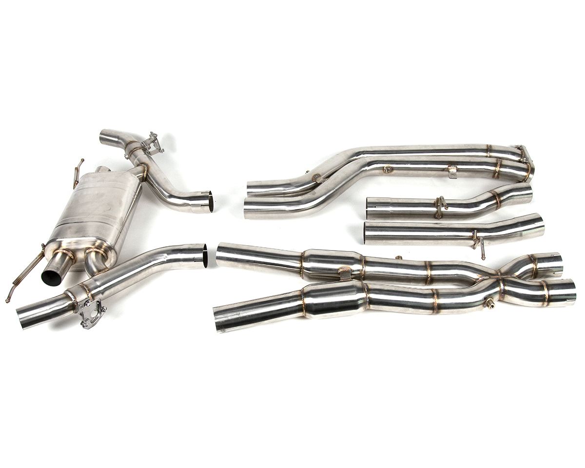 VR Performance BMW X3M X4M Stainless Valvetronic Exhaust System with Carbon Tips S58