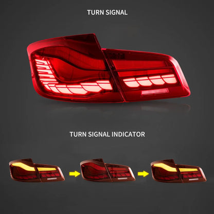 Vland OLED Tail Lights Sequential Turn Signal With Dynamic Welcome Lighting 11-17 BMW 5 Series  F10 F10N F18 F18N