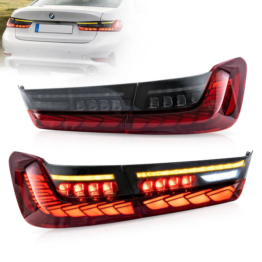 Vland OLED Tail Lights Sequential Turn Signal With Dynamic Welcome Lighting 18-22 BMW 3 Series  G20/G28/G80