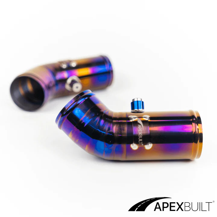 APEXBUILT Titanium Charge Pipe Kit BMW F10 M5/F06 M6 (S63TU, 2012-17)