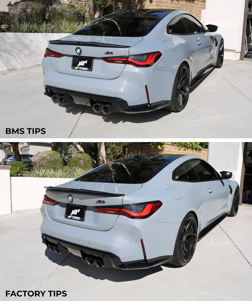 BMS Billet Exhaust Tips for 2021+ BMW G80 M3 & G82 G83 M4 G87 M2 (set of 4)