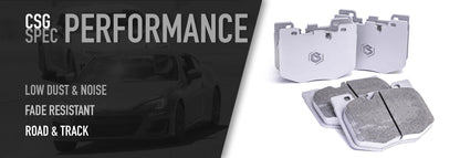 CounterSpace Garage (CSG) Brake Pads Rear Scion/Toyota/Subaru FRS/GT86/BRZ 2013-2022+